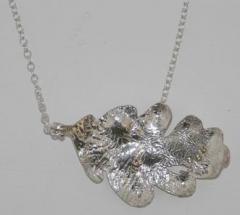 OJNP 34 - Reticulated Ivy Leaf Necklace